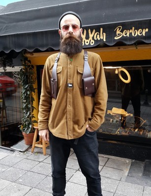 Holster bag CARL leather bag men 
