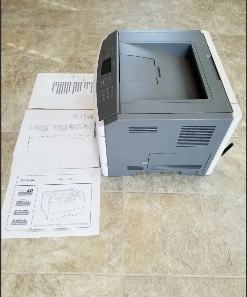 Lexmark E460dw Workgroup Laser Printer FULLY FUNCTIONAL VERY CLEAN SEE PICTURES! - Image 3 of 4