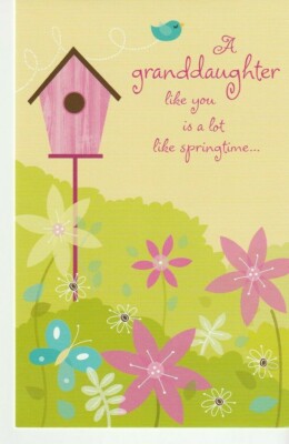 HAPPY EASTER Card Tender Thoughts A granddaughter like you is lot like.....
