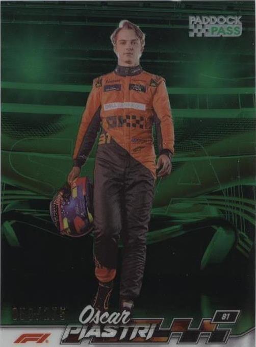 Carte à Collectionner F1 2024 Topps Paddock Pass - Oscar Piastri World Stage SP - État Near Mint