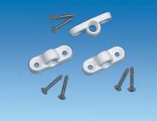 Awning MOUNTING POLE BRACKET X 3 Screws X 6 CAMPING CARAVAN ACCESSORIES