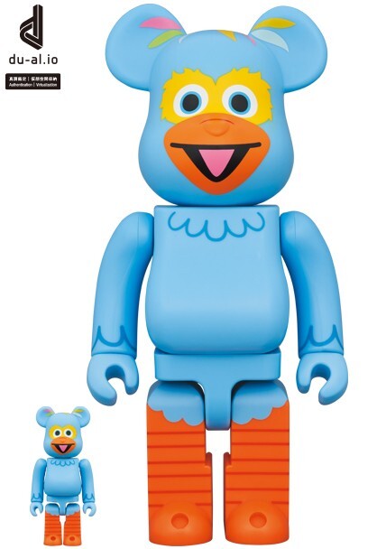 BE@RBRICK PINO 100％ & 400％ BE@RBRICK 100％ & 400％ PINO SESAME STREET MEDICOM TOY