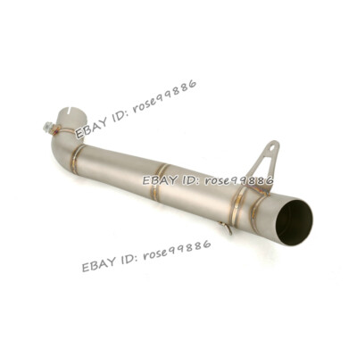 For Honda CBR1000RR 2008-2016 Mid Exhaust Link Pipe Stainless Steel Tips Slip On