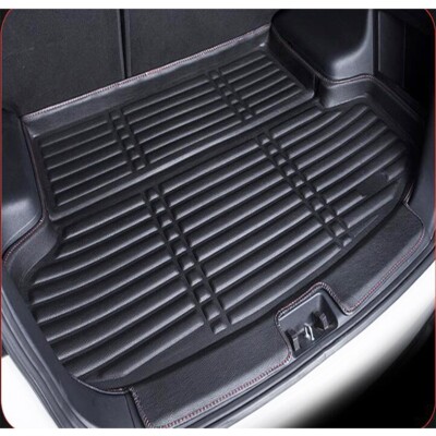 Leather Pad Liner Mat Tray Rear Trunk Floor Mat compatible for Sonata 2020-2024
