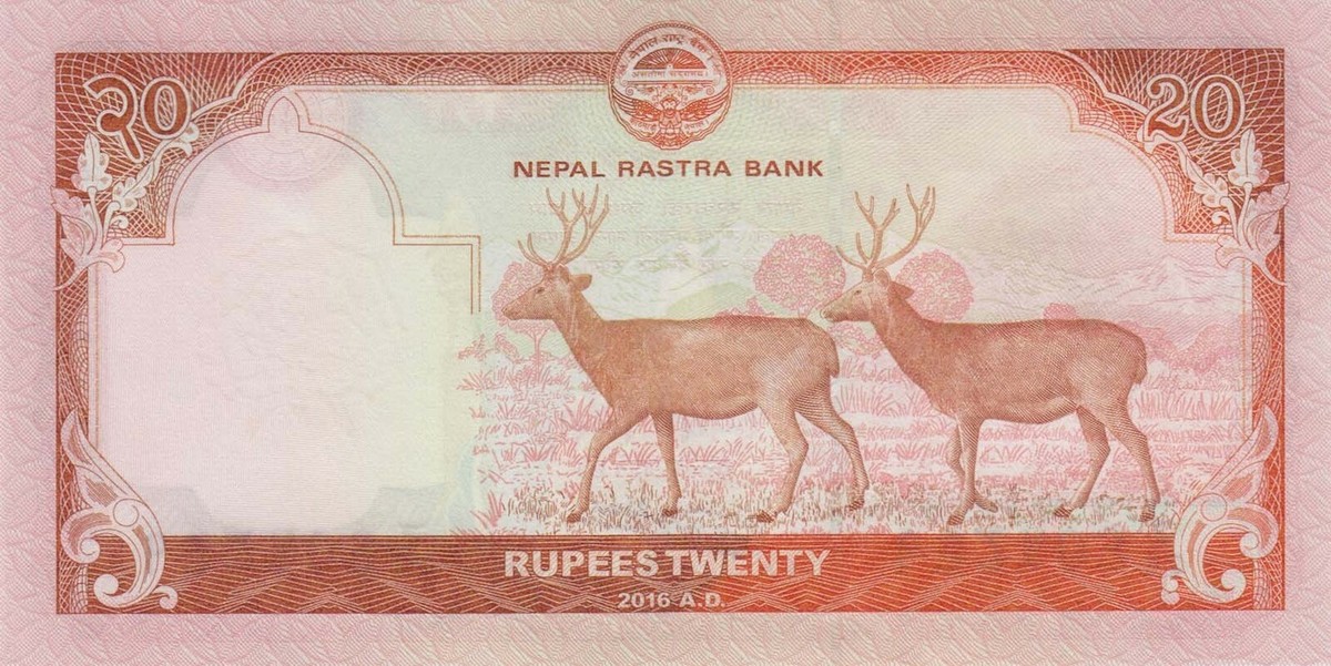 Nepal 20 Rupees (2016) - Stags/Mt. Everest/p78 UNC | eBay