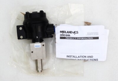 NOS ALCON TYP 6814L MAGNETVENTIL 33B33Z5B3-5K259 ATEX SS 24V DC 0-10 BAR