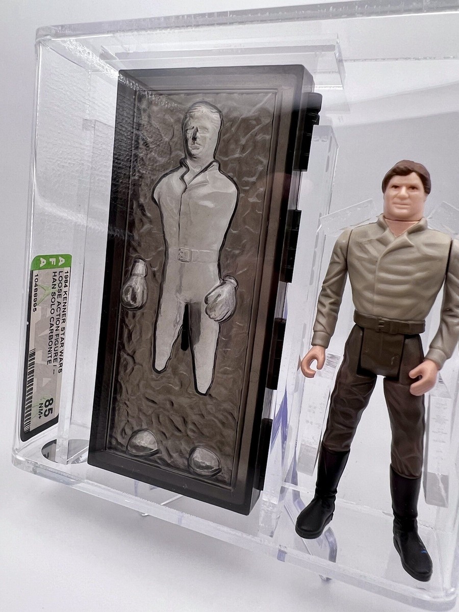 1984 Star Wars Kenner POTF Han Solo Carbonite AFA Graded 85