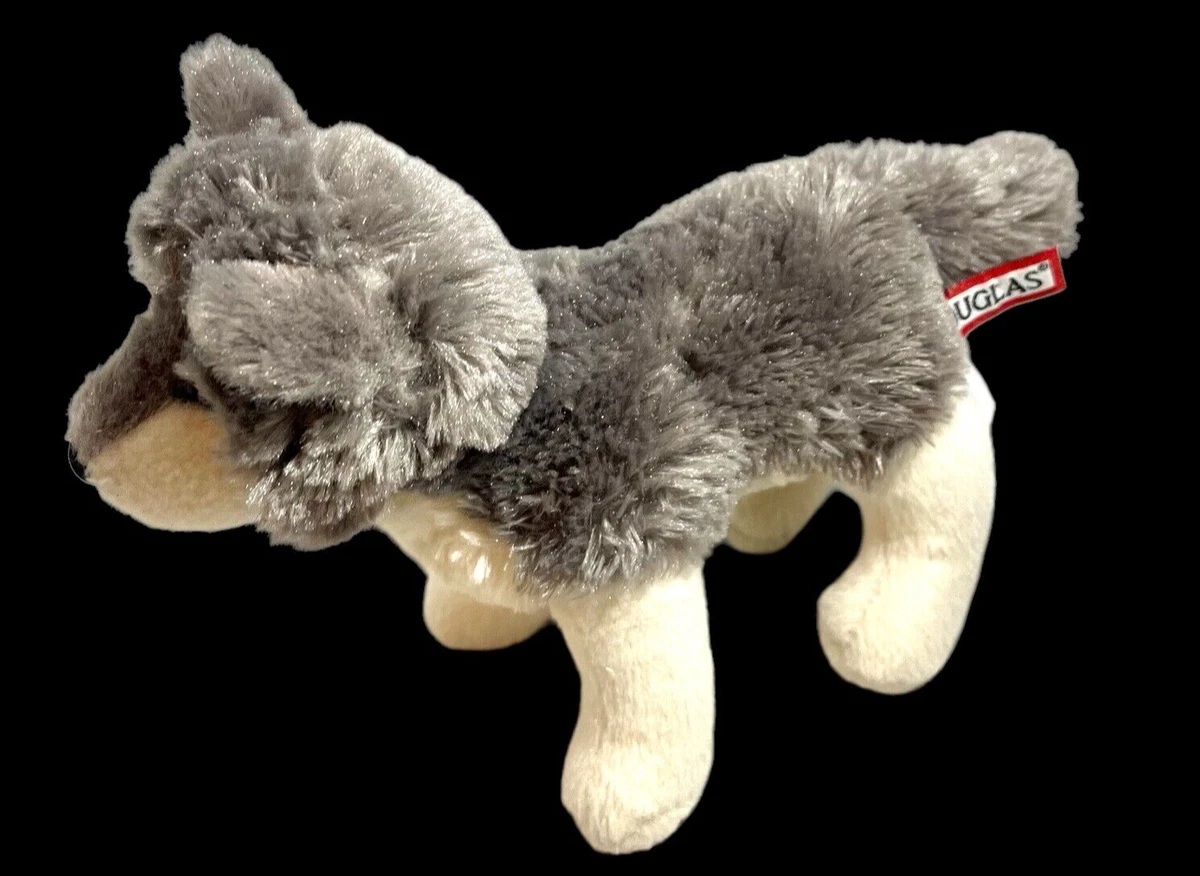 ASHES the WOLF Pup Stuffed Animal by Douglas Cuddle Toys Plush 8