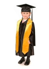 Children's Nursery Graduation Gown, Cap and Stole - Shiny