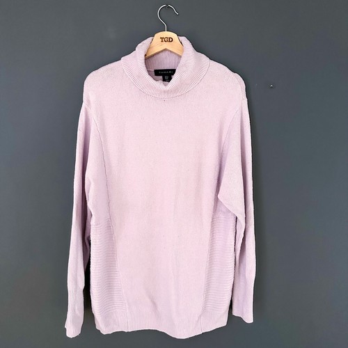 Ladies Lilac Purple Turtleneck Jumper Sweater Top Size Medium, 1214 eBay