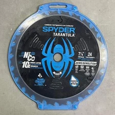 SPYDER Tarantula Demolition Circular Saw Blade 24-Tooth, 7-1/4" Black 13006