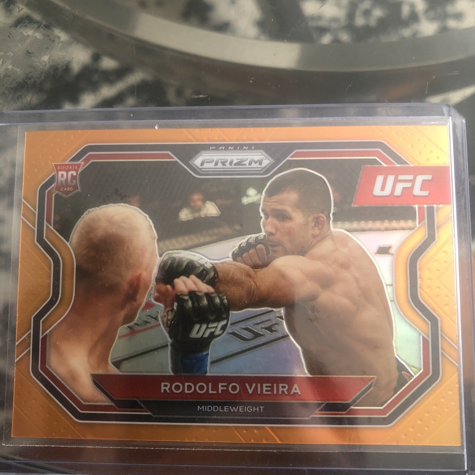 2021 Ufc Rodolfo Vieira rookie Orange prizm 77/99