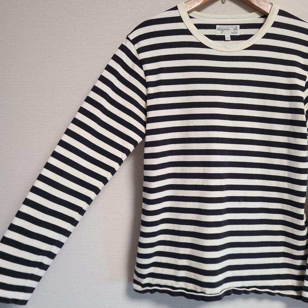 トップス archive agnes b. border long sleeve tee archive agnes b. border long sleeve tee - メルカリ