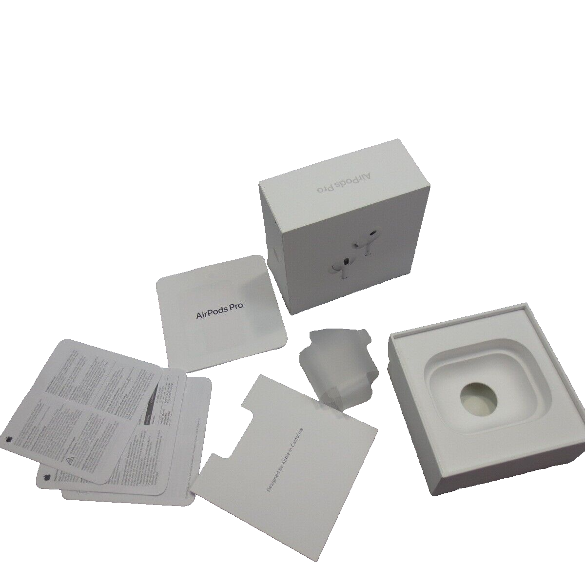 Apple AirPods Pro Wireless White Empty Box With Inserts
