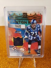 2022 Donruss Canton Kings Relic #CK-19 Walter Jones /199 - Seattle Seahawks