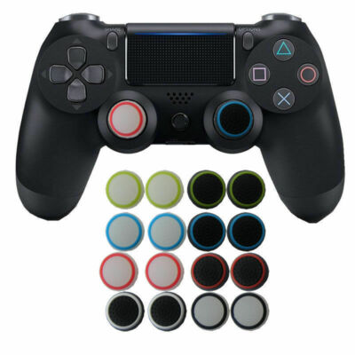 100X Rubber Silicone Joystick Cap Thumb Stick Cover Grips For PS3 Xbox One /360
