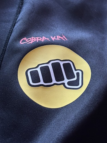 Adult The Karate Kid Movie Cobra Kai Gi Halloween Party Costume Cosplay Uniform - Picture 3 of 4