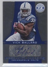 2012 Totally Certified Platinum Blue 64/99 Vick Ballard #174 Auto 2y8