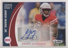 2017 Sage Hit Auto Red Greg Ward Jr #A40 Auto 2u3