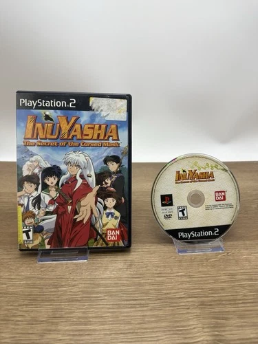 Inuyasha: The Secret of the Cursed Mask (Sony PlayStation 2, 2004) - No Manual