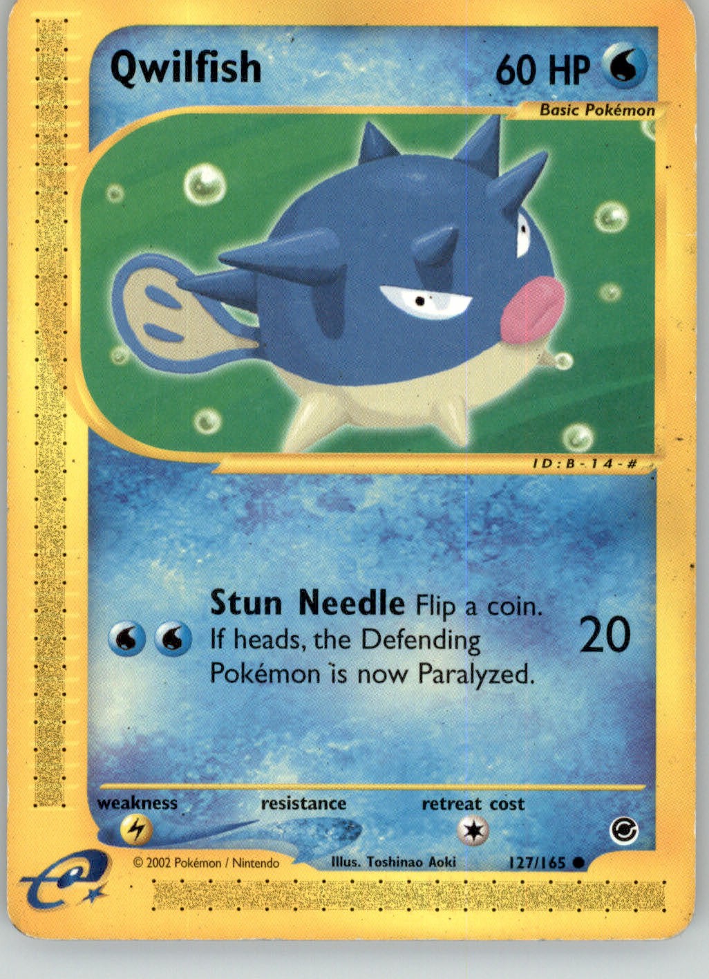 Qwilfish - Expedition - 127/165 - MP PokéMon — English