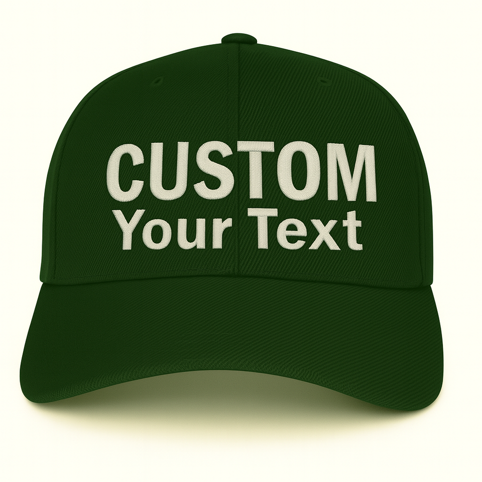 Custom Embroidered Baseball Cap Personalized Text Dad Hat with Your Own ...