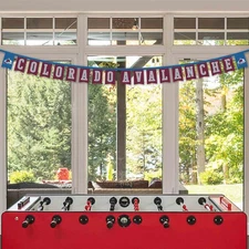 Colorado Avalanche Banner Flags On A String