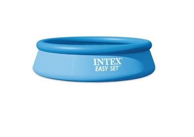 Intex 10-ft x 10-ft x 30-in Inflatable top ring Round Above-Ground Pool