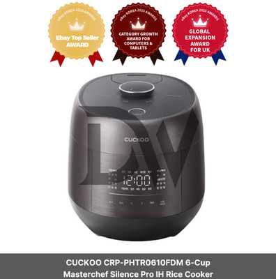 CUCKOO CRP-PHTR0610FDM 6-Cup Masterchef Silence Pro IH Rice Cooker /220V/EU PLUG