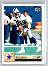 1992 Upper Deck #470 Alvin Harper Dallas Cowboys