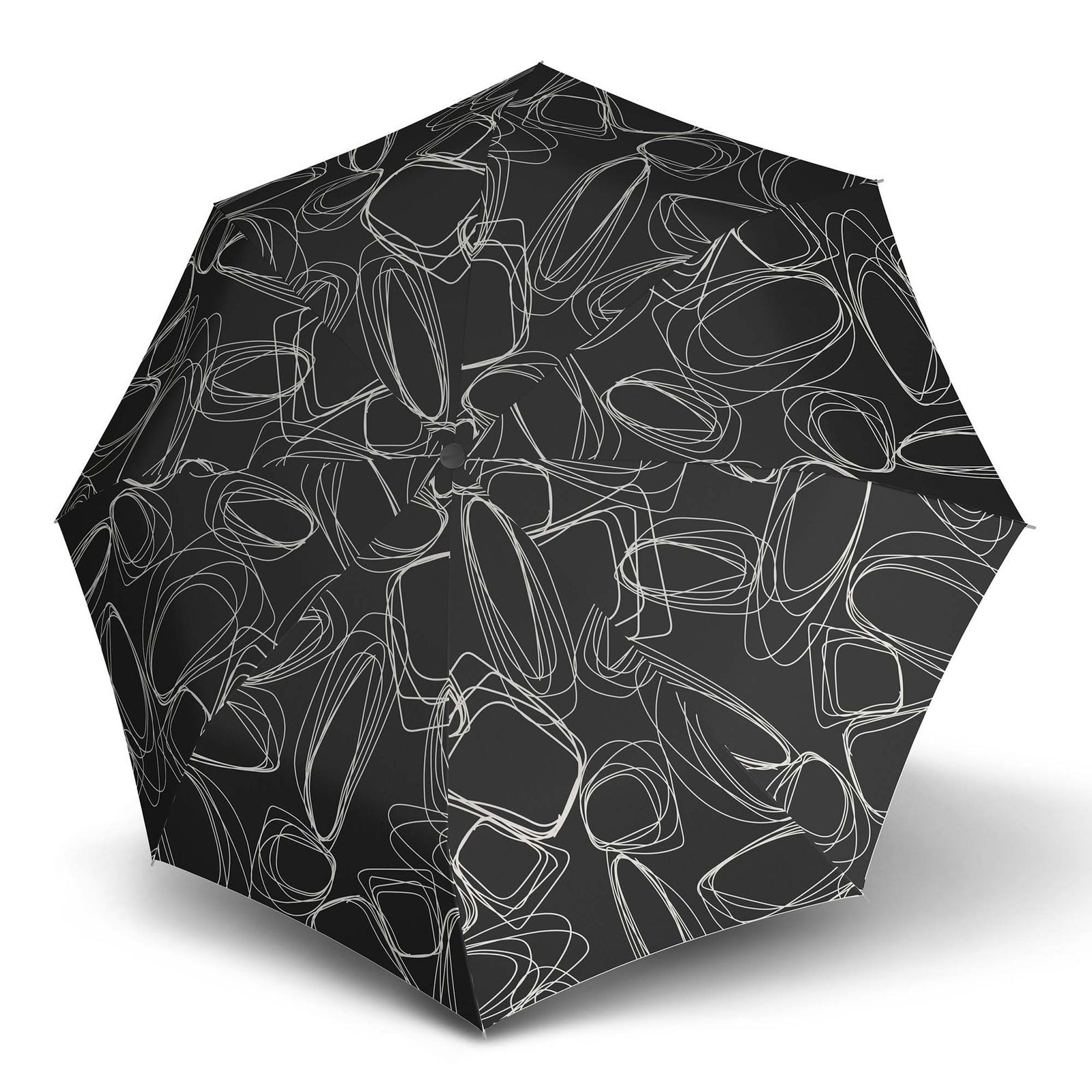 Knirps umbrella T.200 Medium Duomatic Pure Black