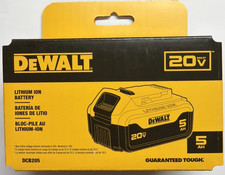 DEWALT DCB205 20V MAX Lithium-Ion Battery 5Ah Yellow Power Tool Replacement