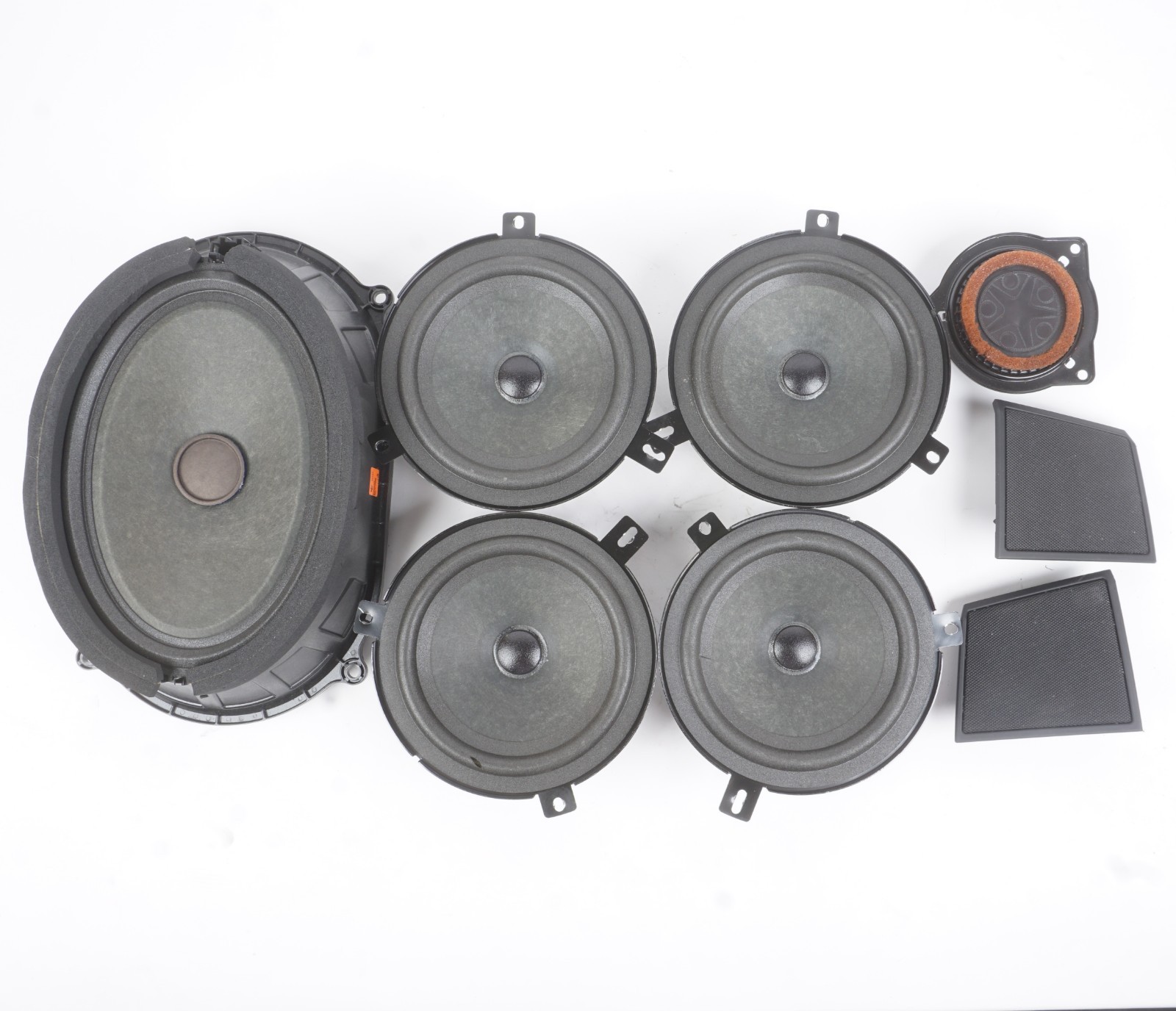 2014 - 2020 Maserati Ghibli Rear Subwoofer Speaker Tweeter Set Of 8 OEM