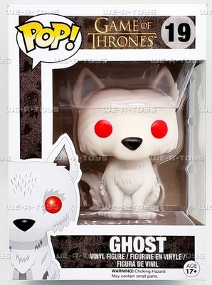 Funko pop! ゲーム・オブ・スローンズ Ghost Funko POP Game of Thrones Ghost 19 Vinyl Figure 849803038762 | eBay