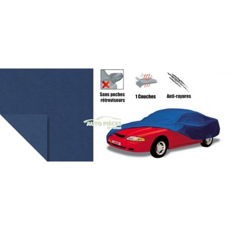 Bâche protection auto de voyage housse voiture polyester garage et jardin 424 cm