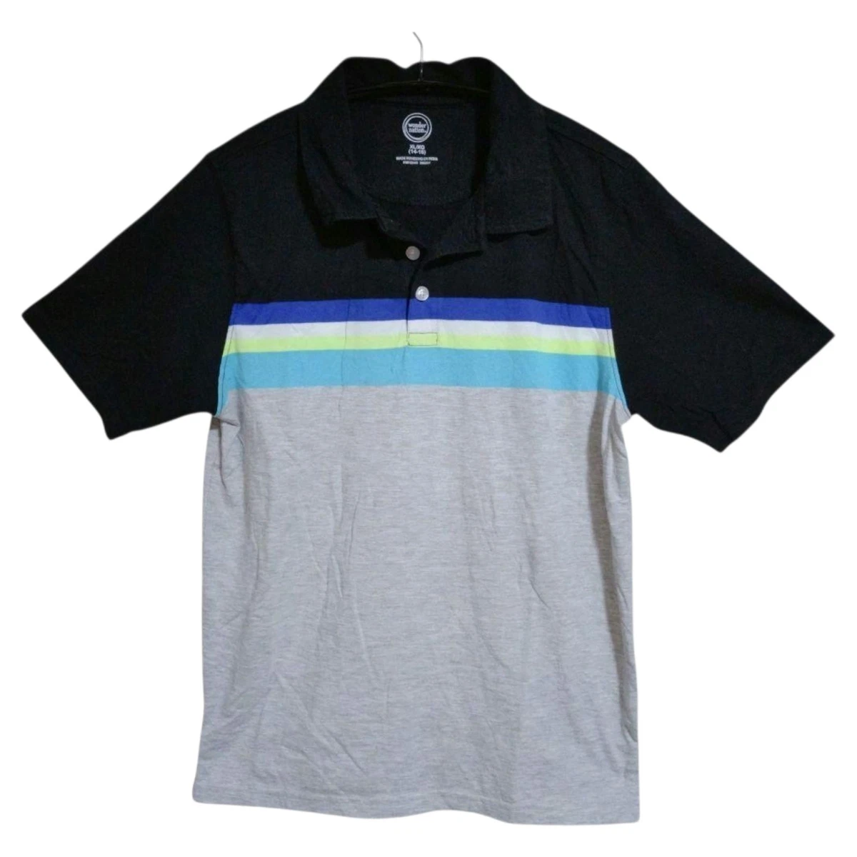 T-shirt Manches Courtes Wonder Nation Pour Garçon - Taille LG (10-12 Ans) - Bleu - Neuf
