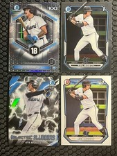 2026 Bowman Aiva Arquette Lot Of 4 Miami Marlins