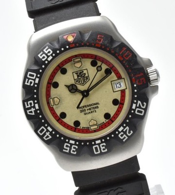 【Exc+5】 TAG Heuer Formula 1 WA1211 Cream Dial 200m Mens Quartz Watch From Japan