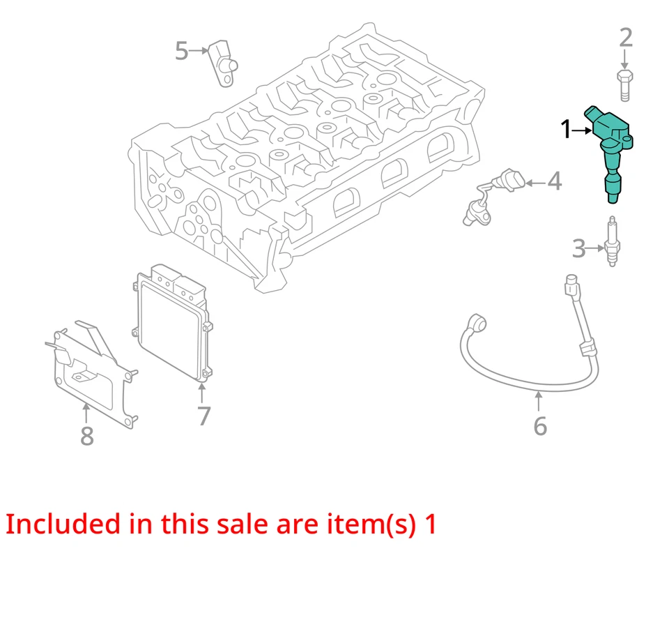 Coil/Ignitor Fits 17-22 G90 1306331 - Image 3 of 4