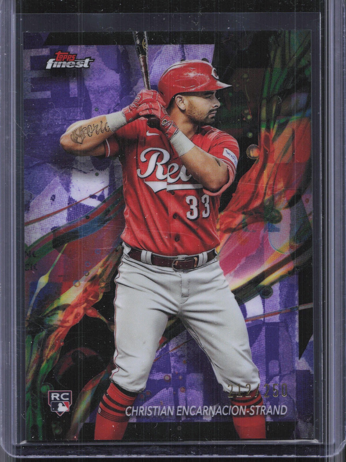 2024 Finest #4 Christian Encarnacion-Strand Purple Refractor #/250