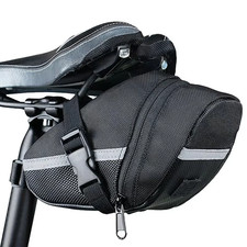 Nylon Bicycle Bag Waterproof Mountain Bike Saddle Storage Seat Rear Tool Pouch O