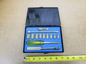 Chrysler Bonney V720 Gold Socket set dealer Master Technician Award tools case