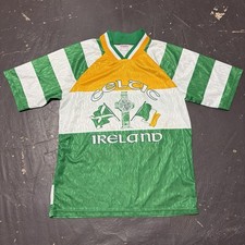 Vintage Ireland Soccer Jersey Mens L Football O’neills Irish Celtic 90s EUR 4/5