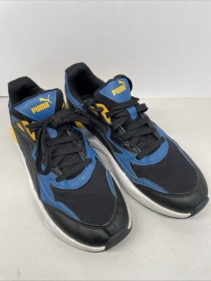 PUMA X Ray Speed Lace Up  Mens Black, Blue, Yellow Sneakers Casual Shoes 3846381