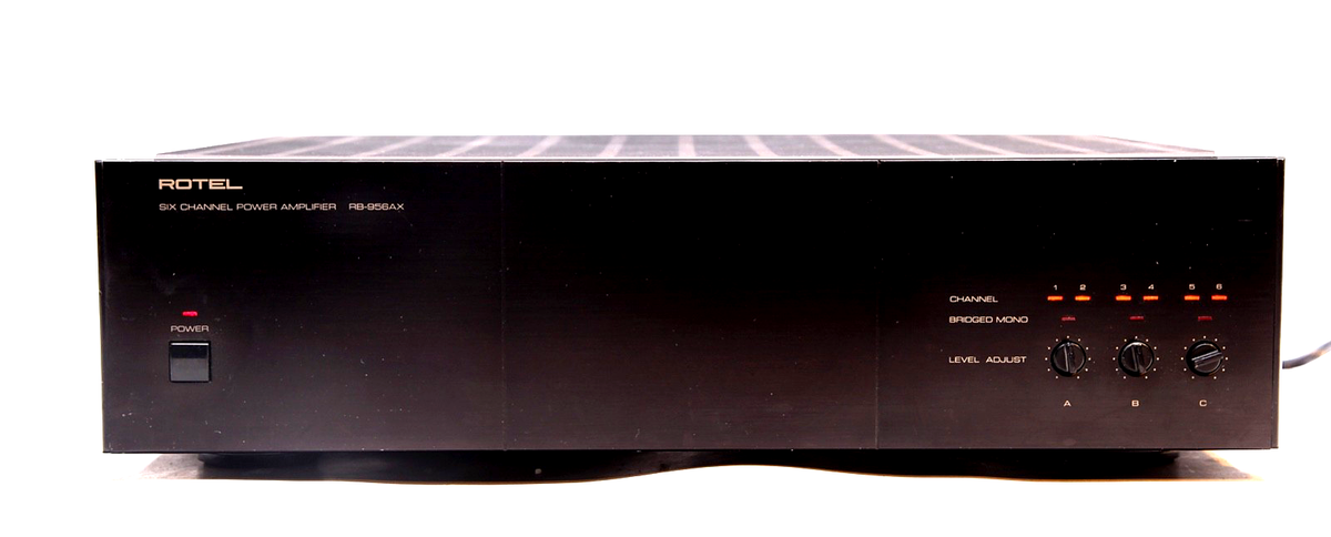 ROTEL RB-956AX Six Channel Power Amplifier Tested Works Great w