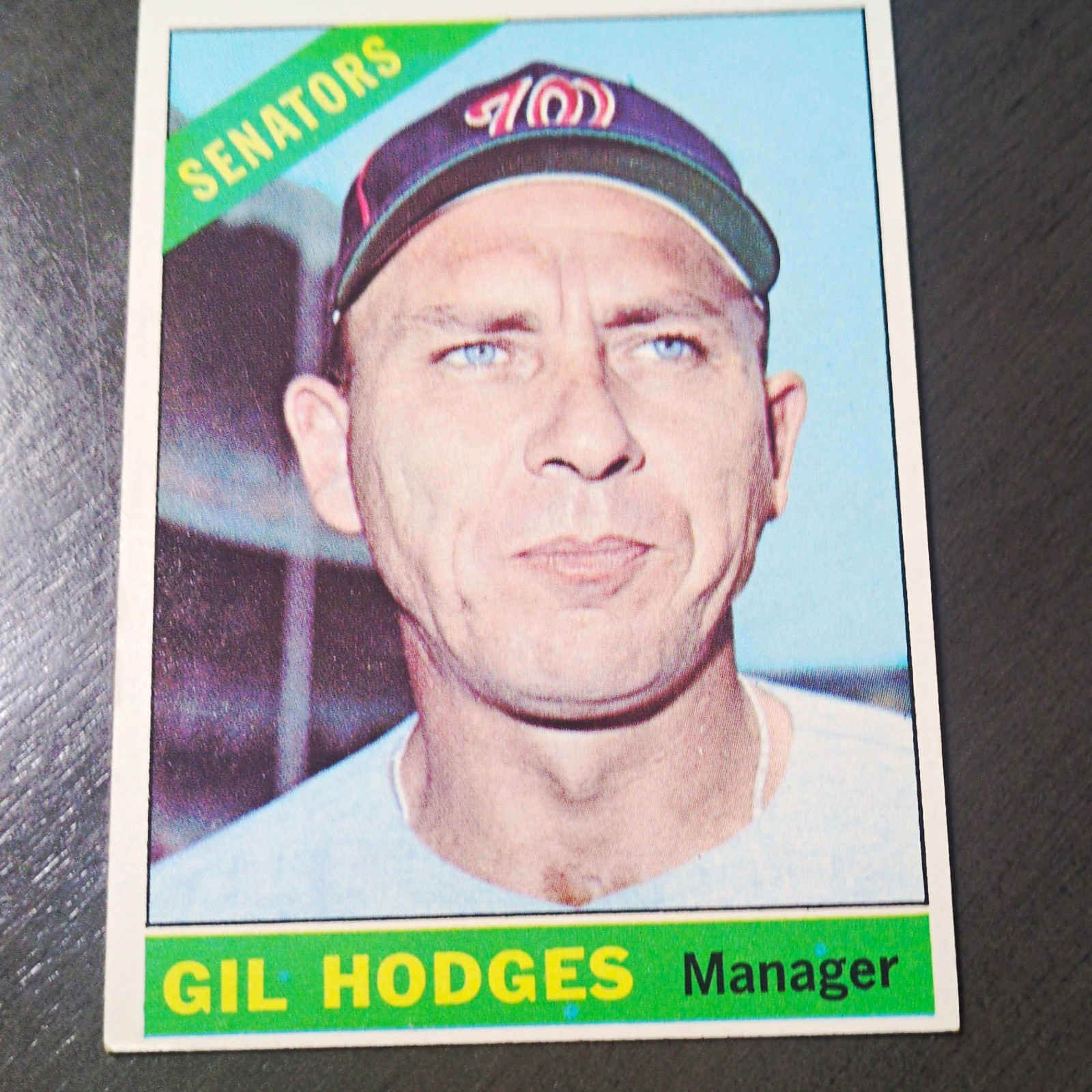 Topps 1966 Topps #386 Gil Hodges Washington Senators Baseball Card Base