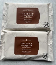 Young Living Thieves Hand Sanitizing Wipes 30 pack New Sealed 