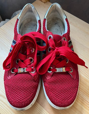 Ara Tolle Sneaker Halbschuhe Textil rot Gr. 39,5 Weite H Wechselfußbett