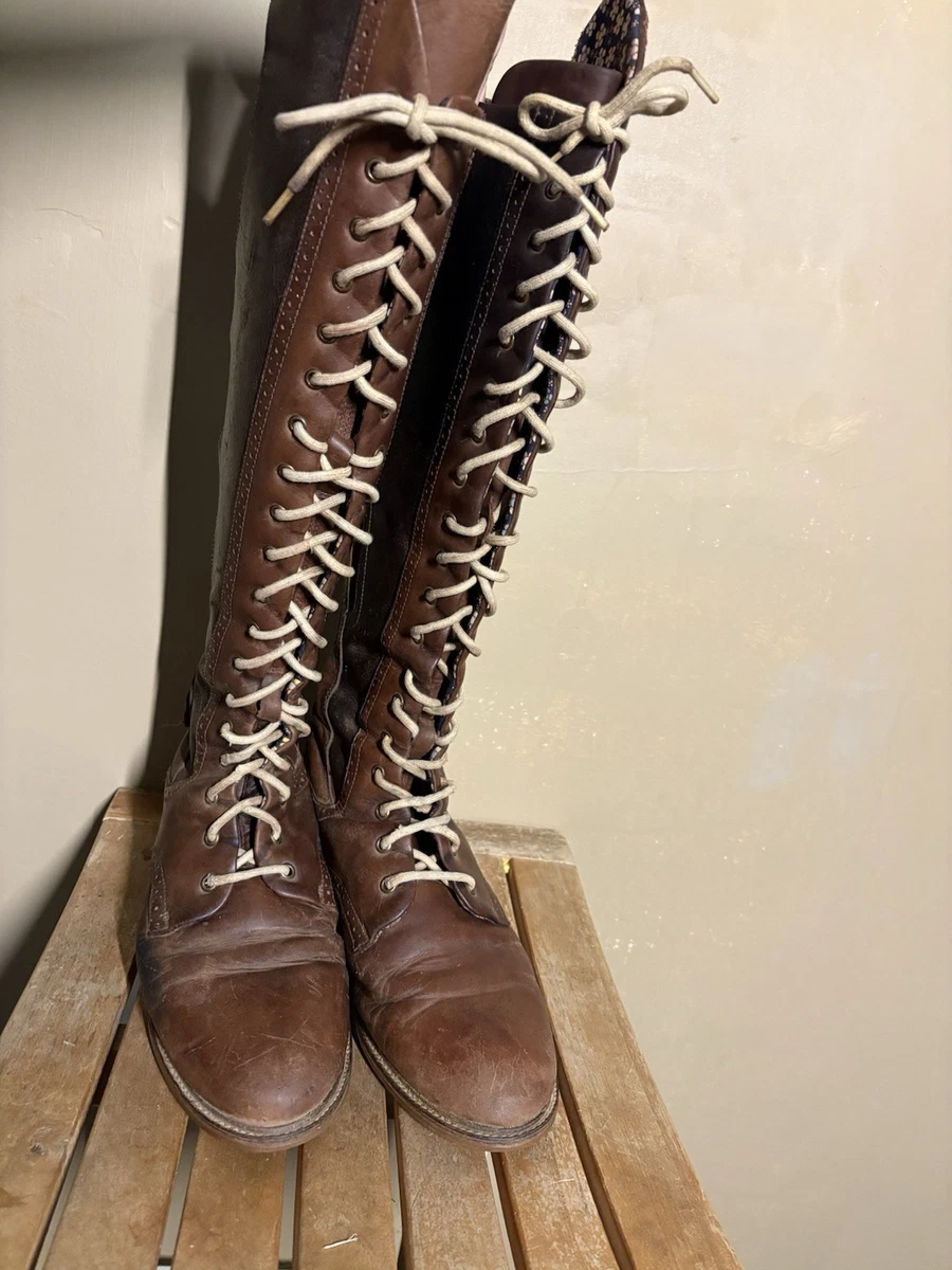 Bottes cuir souple Geox Respira chestnut neuves. Taille 37 (Neu und originalverpackt) in Chêne