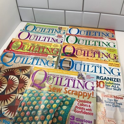 American Patchwork & Quilting Magazine Lot of 9 Better Homes and Garden Patterns